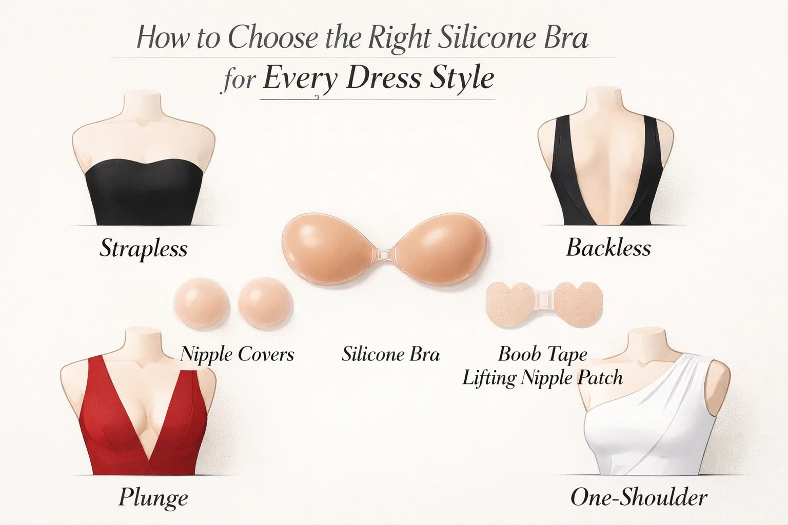 How to Choose the Right Silicone Bra for Different Dress Styles