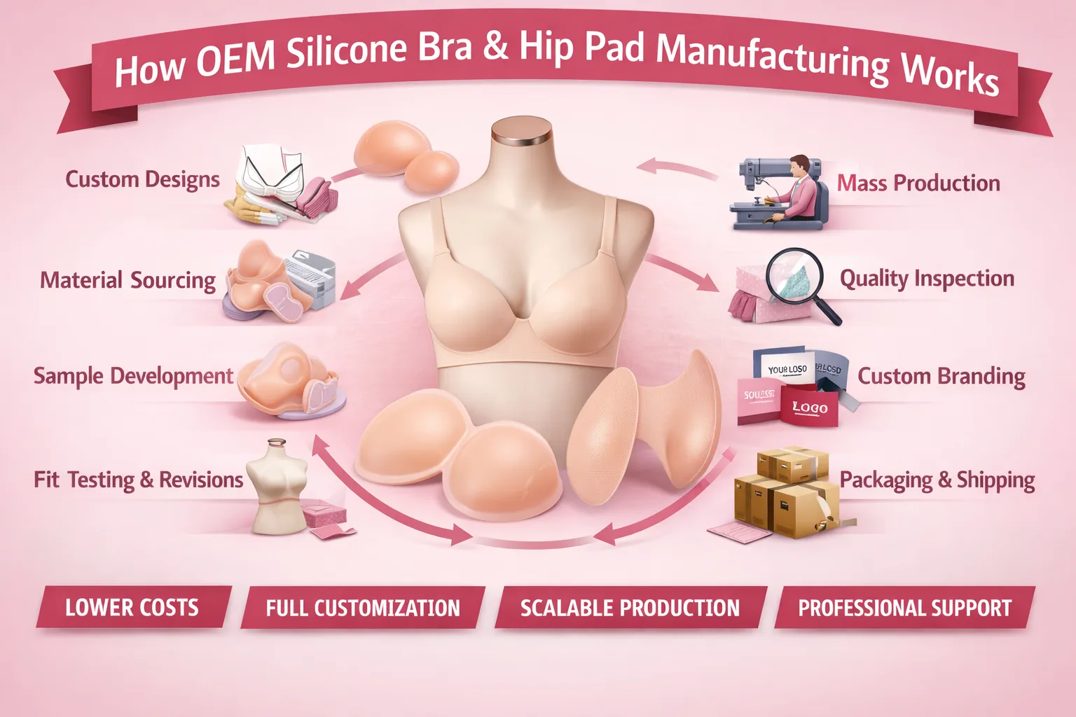 How OEM Bra Manufacturing Works: Step-by-Step Guide