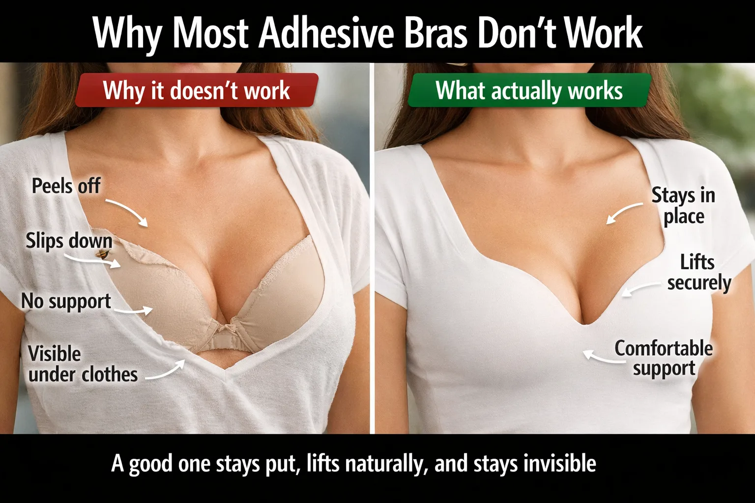 adhesive bra, invisible bra, sticky bra, self adhesive bra, silicone bra, strapless bra, backless bra, push up bra, lift bra, gathering bra, deep V bra, winged adhesive bra, lift tape bra, seamless bra, invisible bra for dress, no show bra, waterproof adhesive bra, sweatproof silicone bra, reusable adhesive bra, washable silicone bra, skin friendly bra, medical grade silicone bra, strong hold bra, front clasp bra, cleavage bra, support bra without straps, backless dress bra solution, strapless silicone bra, comfortable adhesive bra, natural lift bra woman , love, busineess idea, life hacks