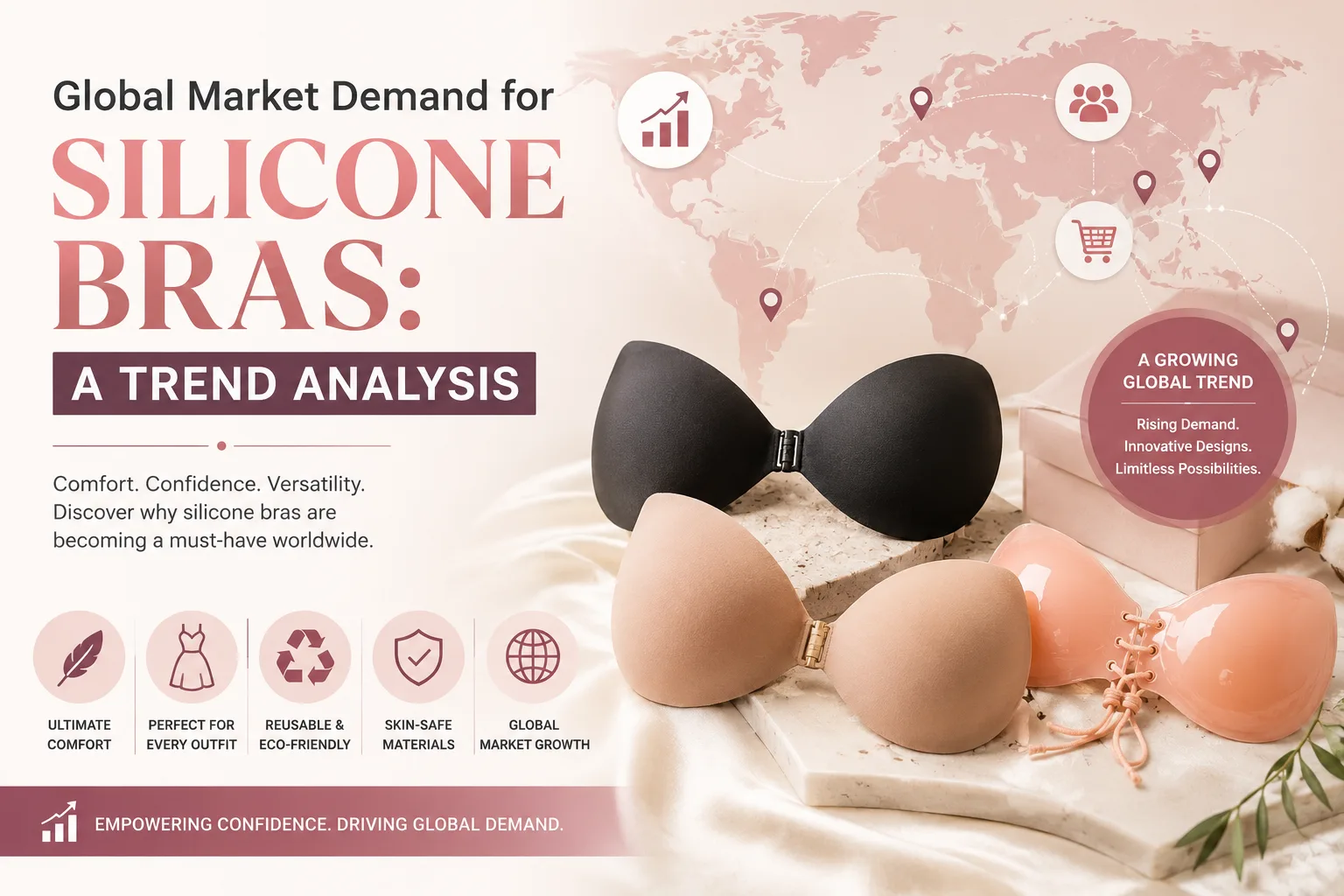 Global Market Demand for Silicone Bras: A Trend Analysis