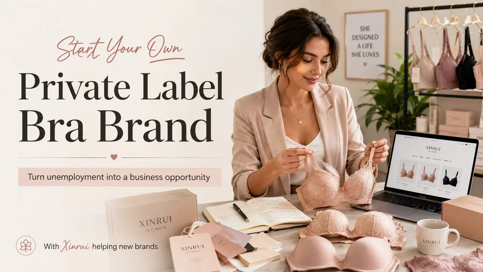 How to Create Your Own Private Label Bra Brand and Turn Unemployment Into a Business Opportunity