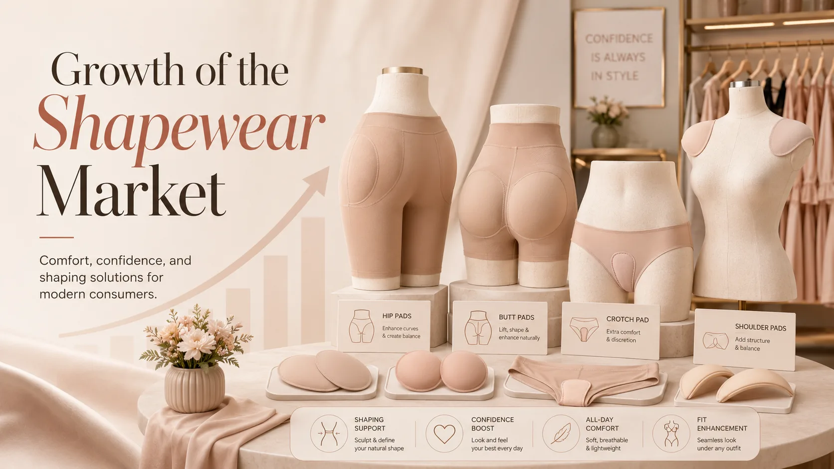 Growth of the Shapewear Market: Why Now Is the Right Time to Invest in Body-Shaping Fashion