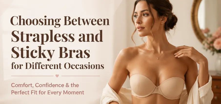 Choosing Between Strapless and Sticky Bras for Different Occasions