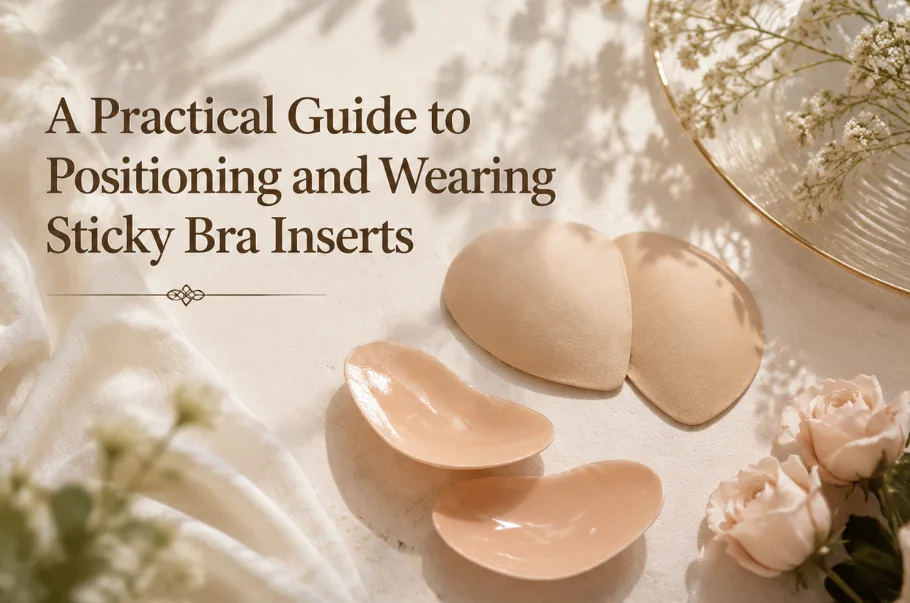 A Practical Guide to Positioning and Wearing Sticky Bra Inserts