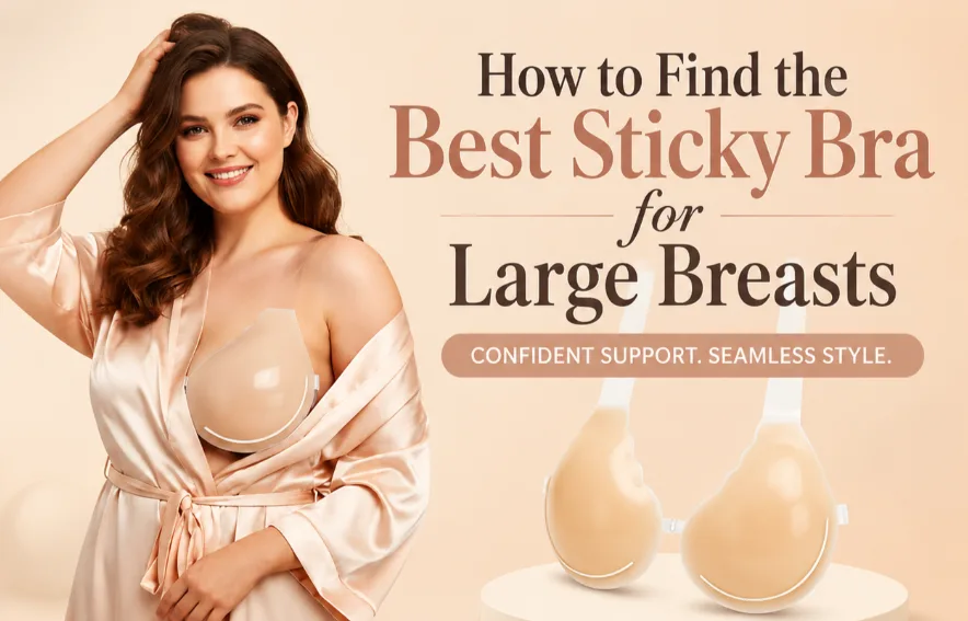 How to Find the Best Sticky Bra for Large Breasts