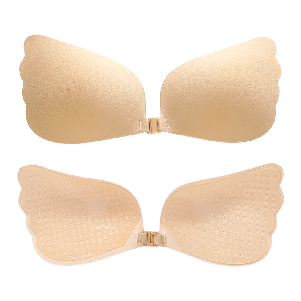 What is the typical production lead time for a wing shaped adhesive bra order?